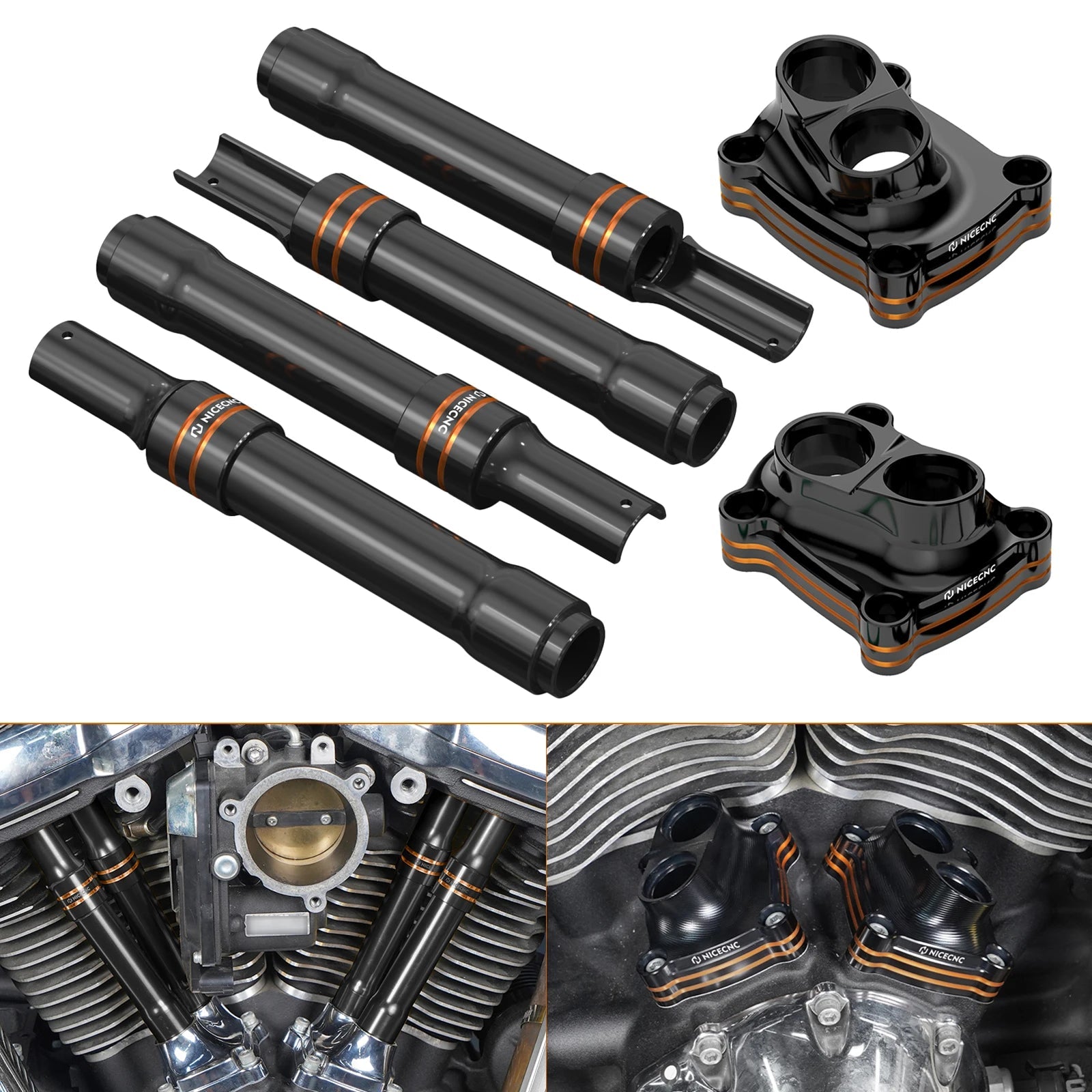 Stößelabdeckungen für Harley Davidson M8 Motor 2017-2024