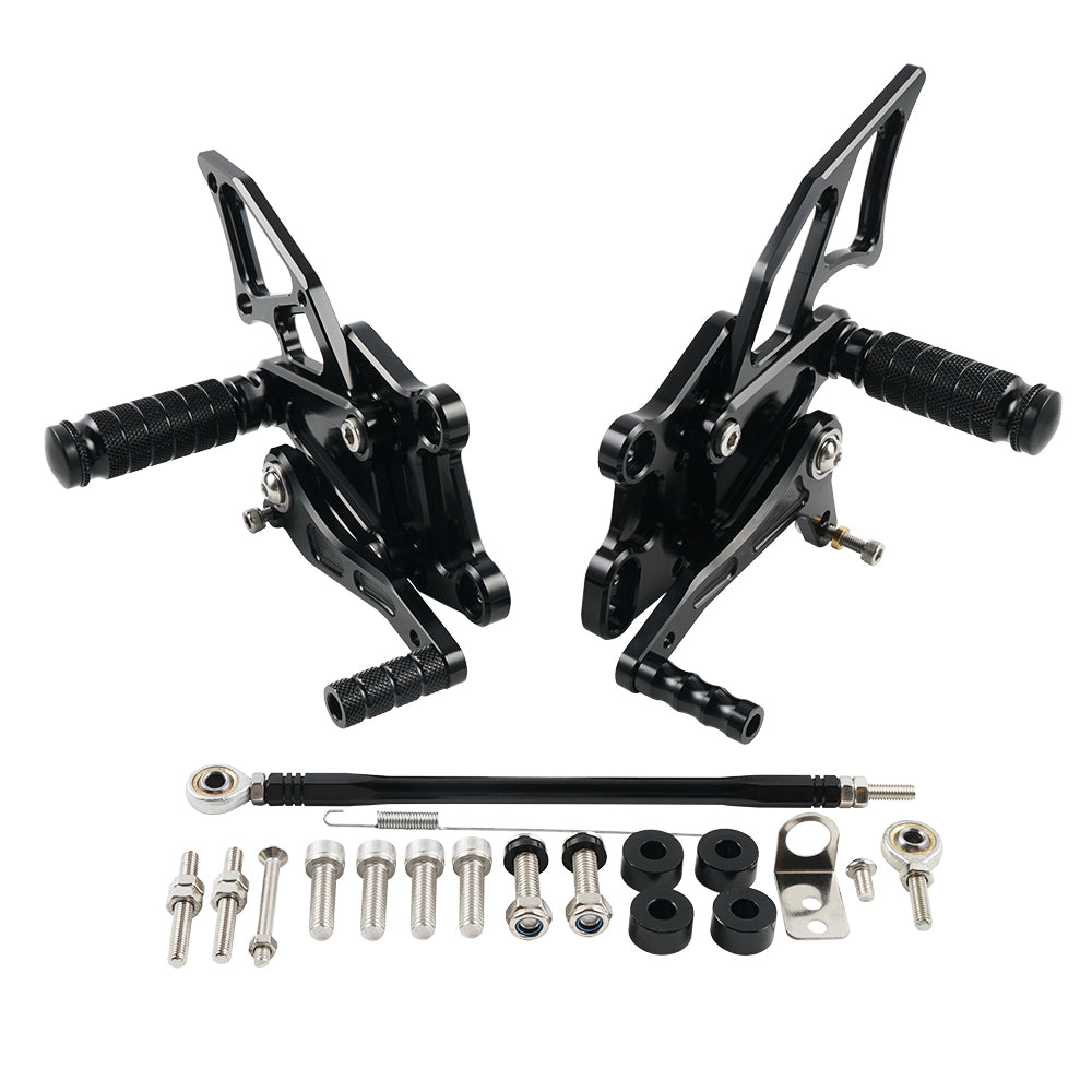 Einstellbare CNC Billet Hinten Sets Fußstützen für Kawasaki Ninja 300 EX300 2013-2017