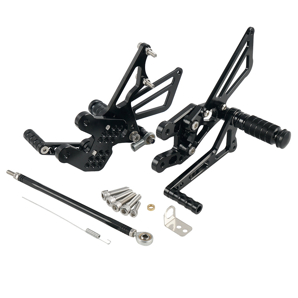 Racing Fußstütze Hinten Sets Fußrasten Einstellbar Für Suzuki GSXR1000 K7/8 2007-2008