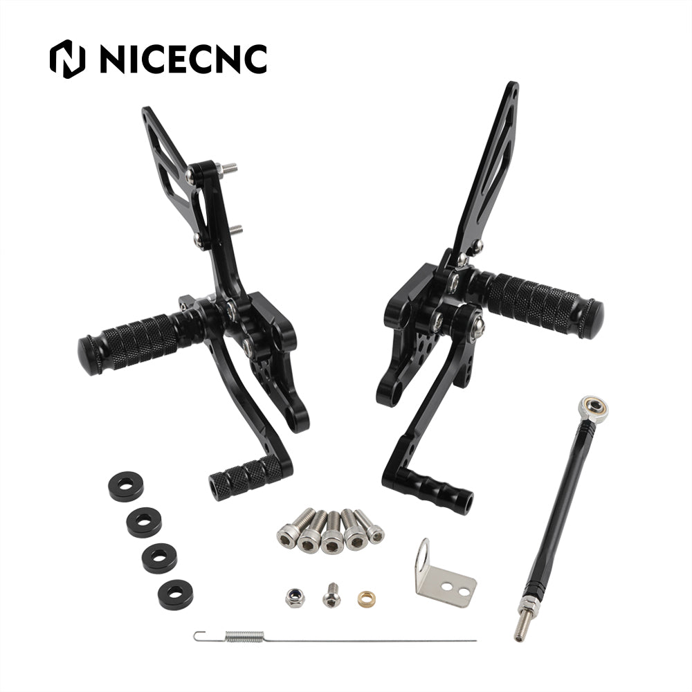 Links + Rechts Fußrastenanlage Für Suzuki GSXR600 GSXR750 GSXR1000 SV650S