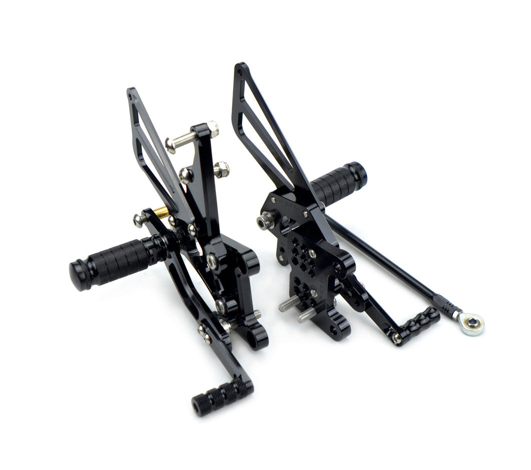 Einstellbare Fußrastenanlage Fußstütze Fußrasten Pedal Für Triumph Daytona 955i 1999-2006