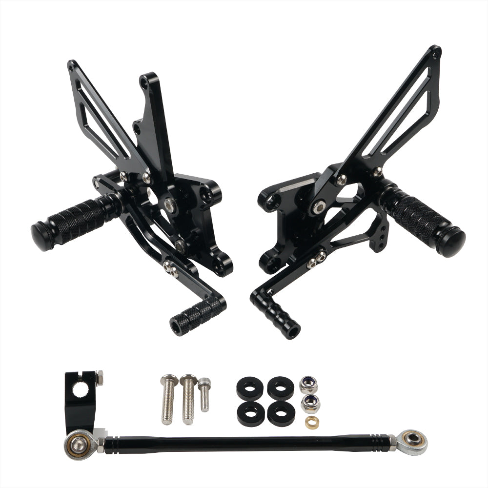 Einstellbare Fußrastenanlage Fußstütze Fußrasten Pedal Für Triumph Daytona 955i 1999-2006