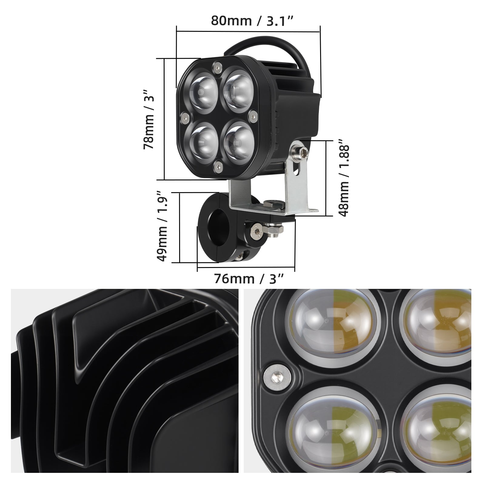 Front-LED-Beleuchtungssatz Plug & Play für Yamaha Tenere 700 / XTZ700 2019-2024