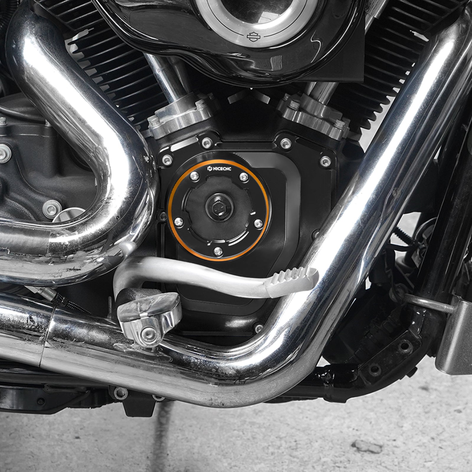 Transparente Nockenwellenabdeckung für Harley Road King Road Glide Street Glide 2001-2017