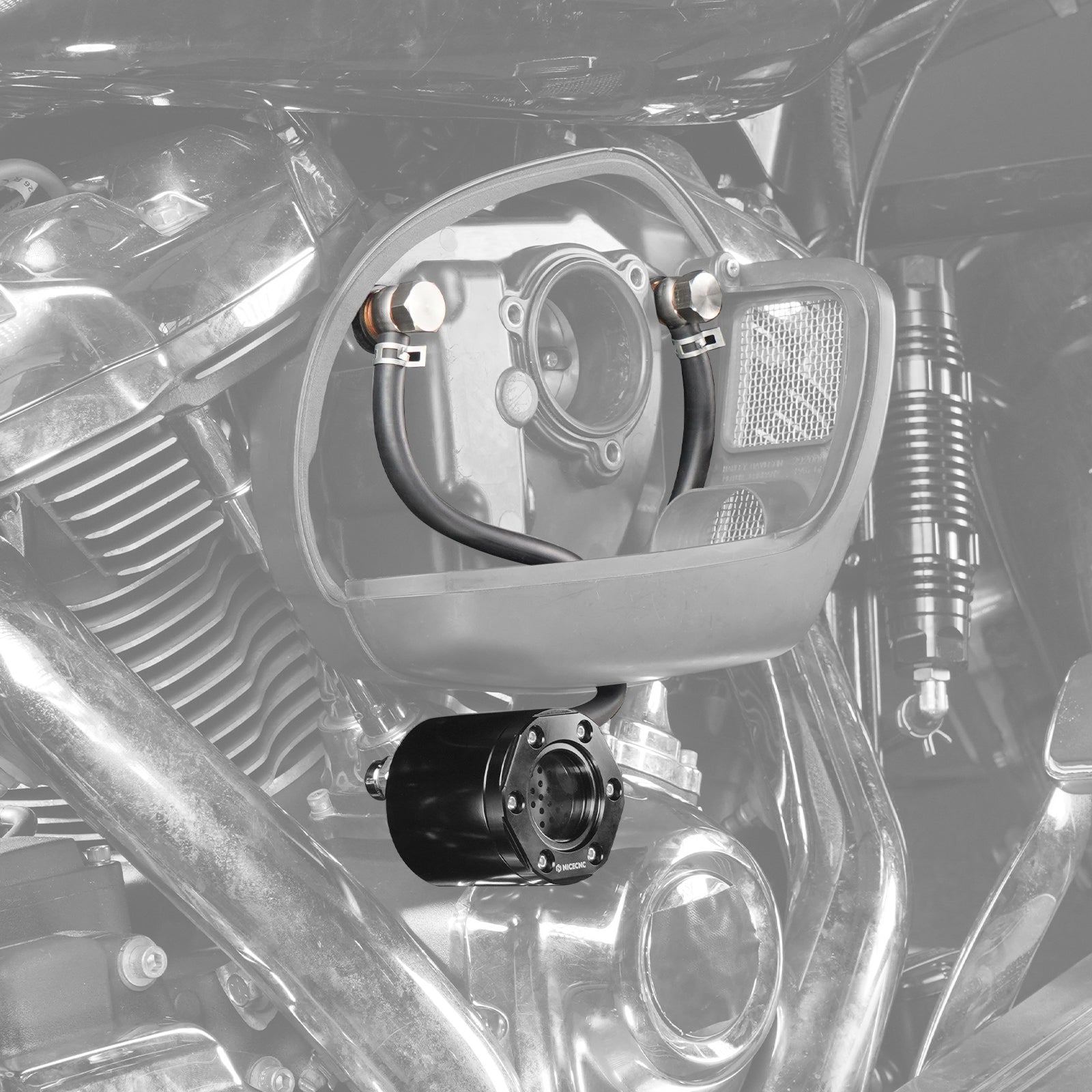 Externe Verschnaufpause Kit Für Harley Road King Street Glide Softail Street Bob Low Rider Fat Bob