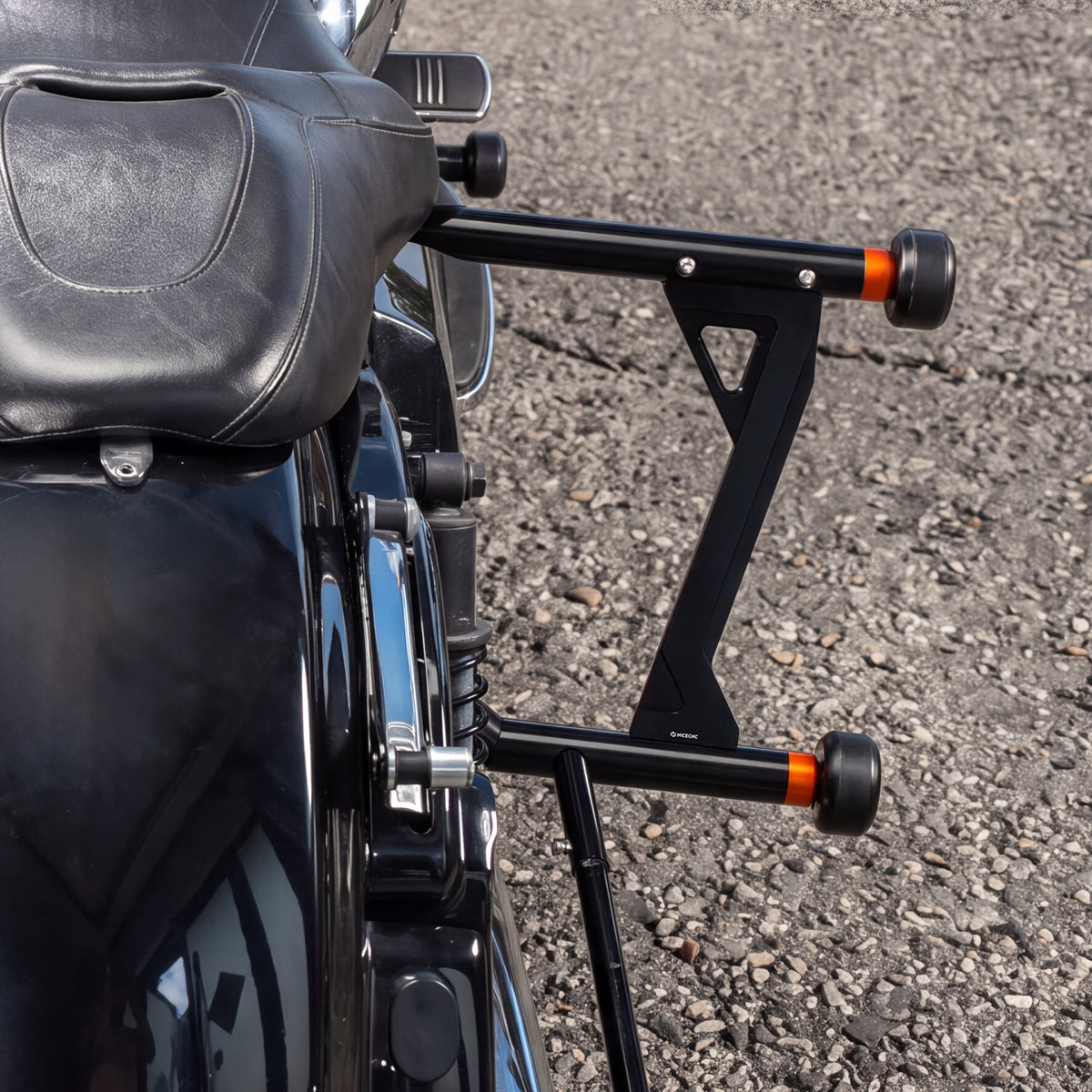 Hinterer Sturzbügel / Satteltaschenschutz für Harley Road King Electra Street Glide