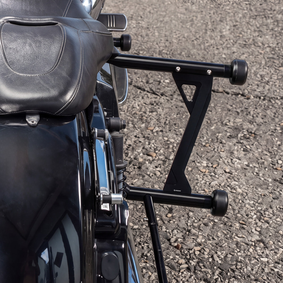 Hinterer Sturzbügel / Satteltaschenschutz für Harley Road King Electra Street Glide