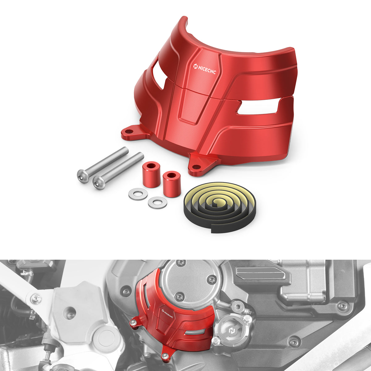 Protector de la tapa derecha del embrague para Honda Africa Twin CRF1100L / ATAS DCT 2020–2026