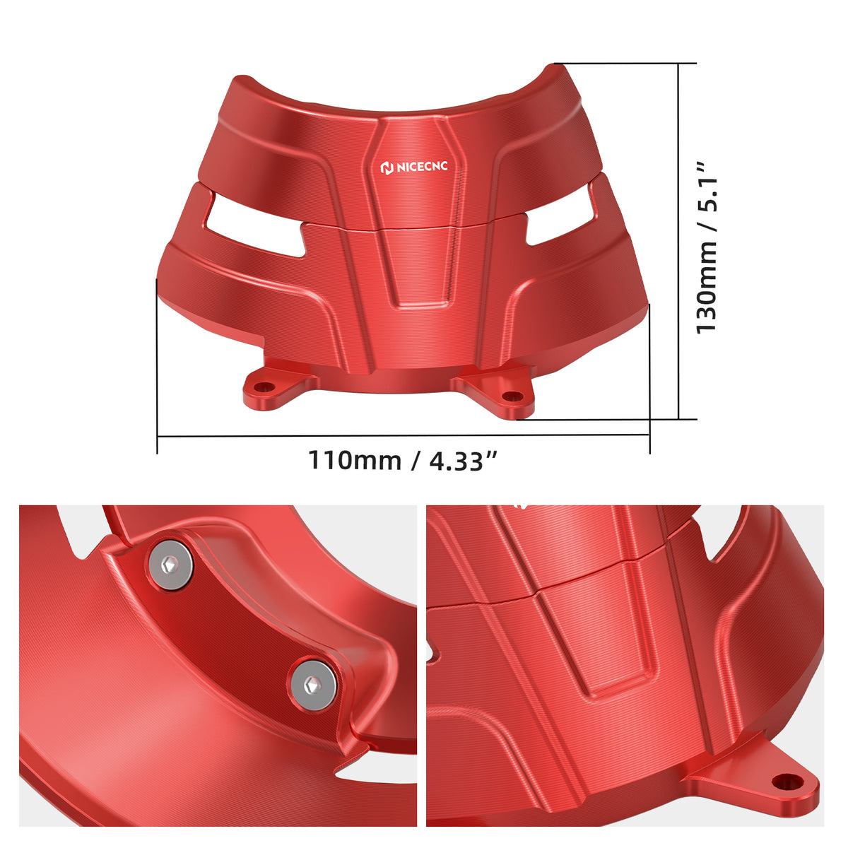 Protector de la tapa derecha del embrague para Honda Africa Twin CRF1100L / ATAS DCT 2020–2026