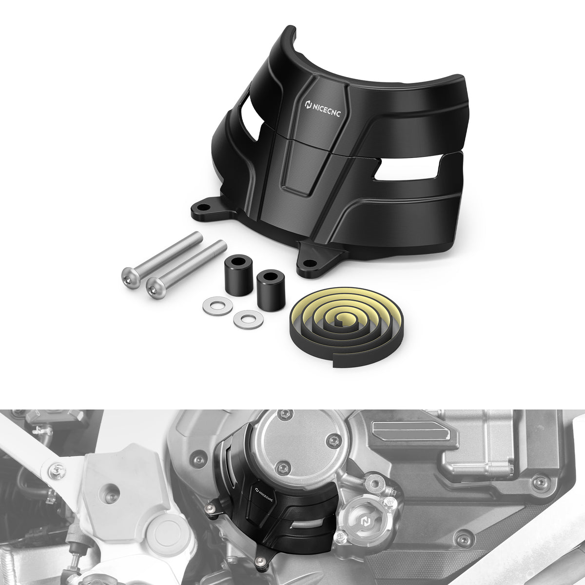 Protector de la tapa derecha del embrague para Honda Africa Twin CRF1100L / ATAS DCT 2020–2026