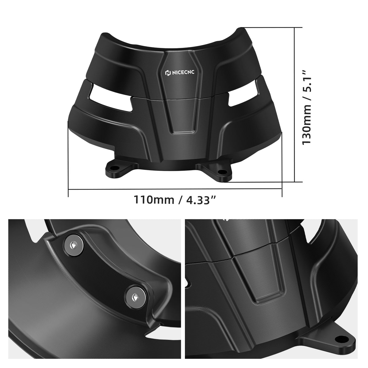 Protector de la tapa derecha del embrague para Honda Africa Twin CRF1100L / ATAS DCT 2020–2026