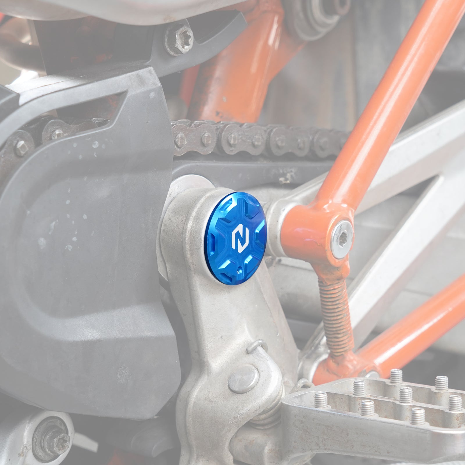 Paar Schwinge Pivot Rahmen Loch Stecker Abdeckung Für Husqvarna 701 ENDURO 2016-2025