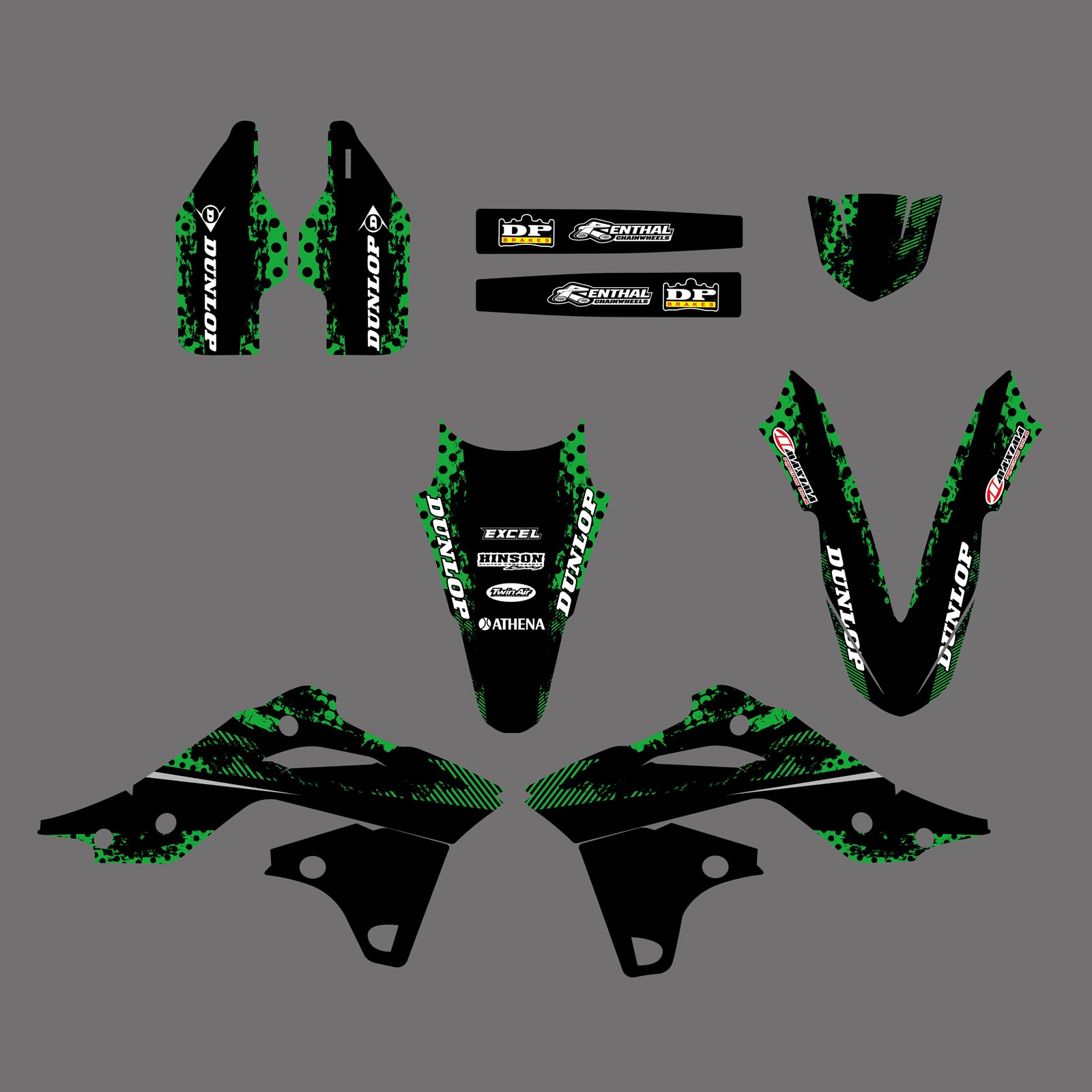 Grafik-Aufkleber-Set für KAWASAKI KXF250 2013-2014