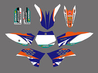 Team Graphics Aufkleber für KTM SX 65 2009-2015