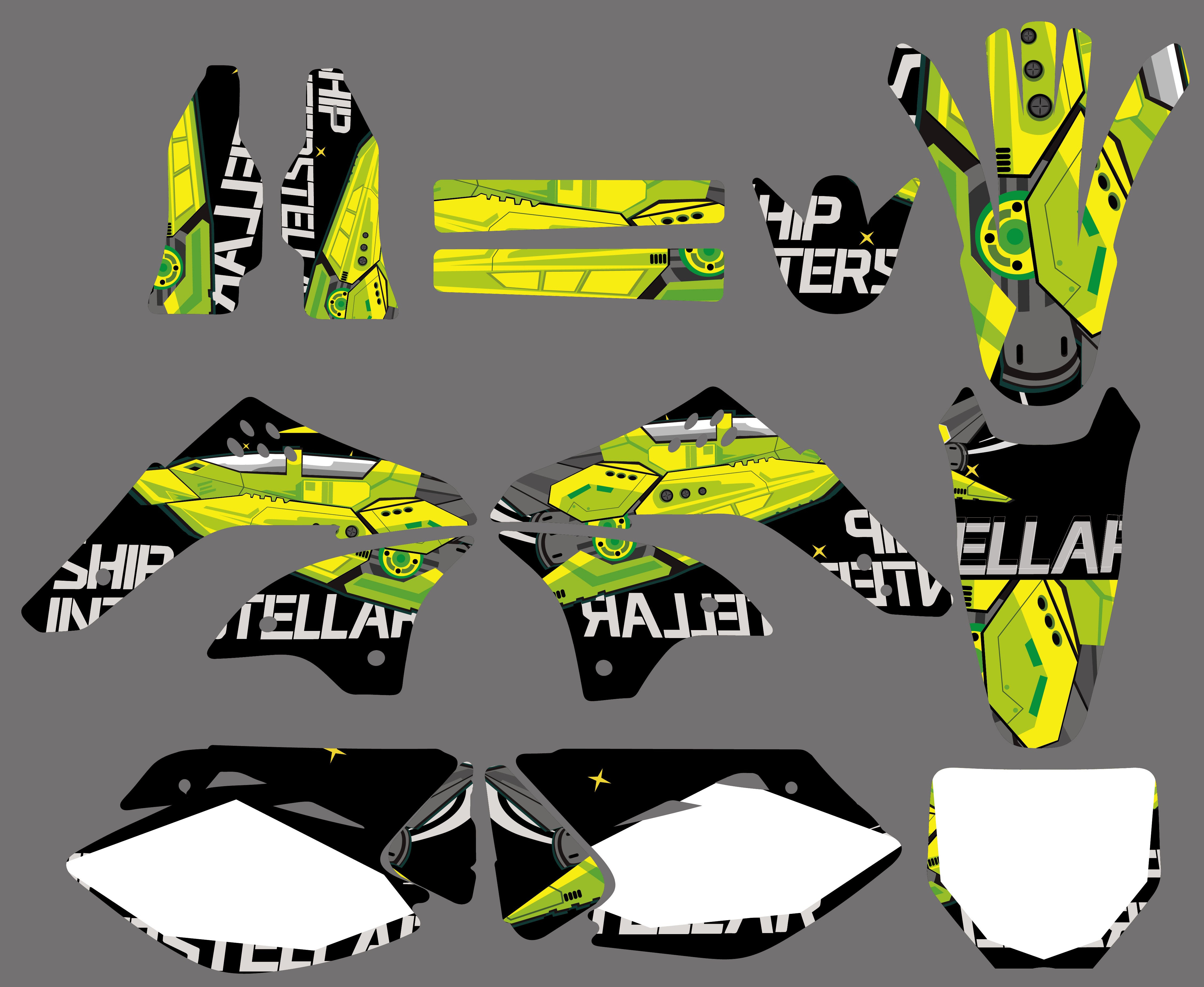 Kawasaki KX450F KXF450 06-08 Motorradgrafiken