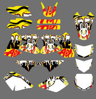 Motorrad-Team-Grafik-Aufkleber-Set für Suzuki DRZ400 2000-2020