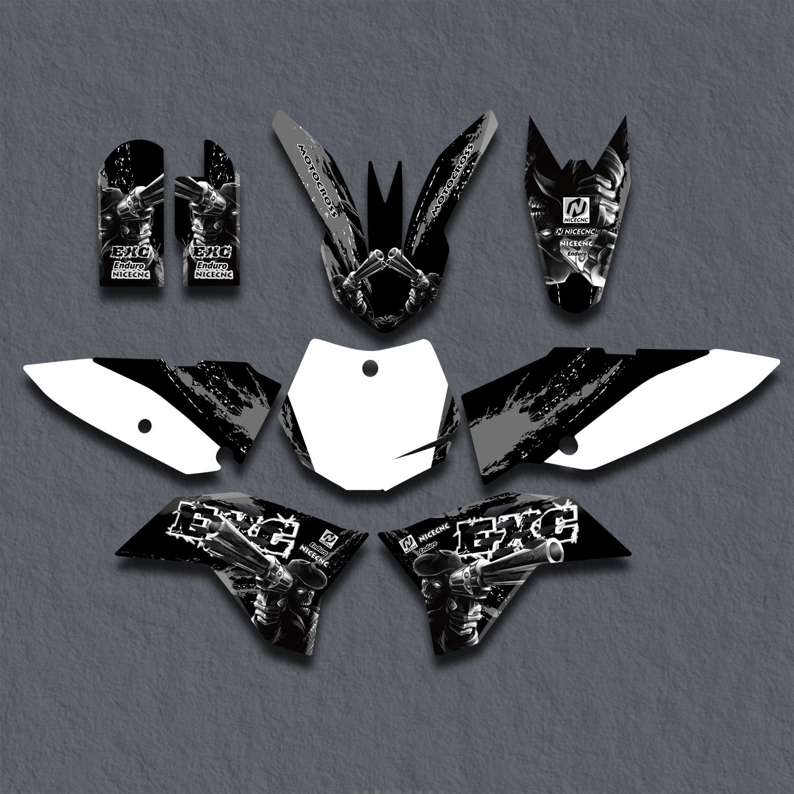 Team Graphics Komplette Aufkleber für KTM SX65 2009-2015
