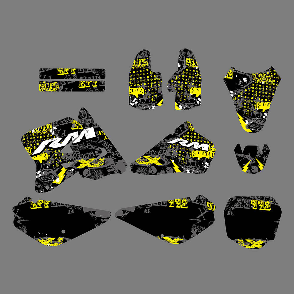 Team-Persönlichkeitsgrafiken für Suzuki RM80/RM85 2005-2018