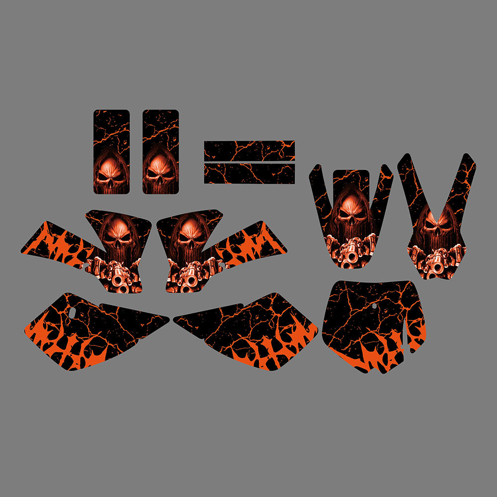 KTM SX 50 Adventure MT50 MTK50 KTM 50 02–08 Schutzaufkleber-Set