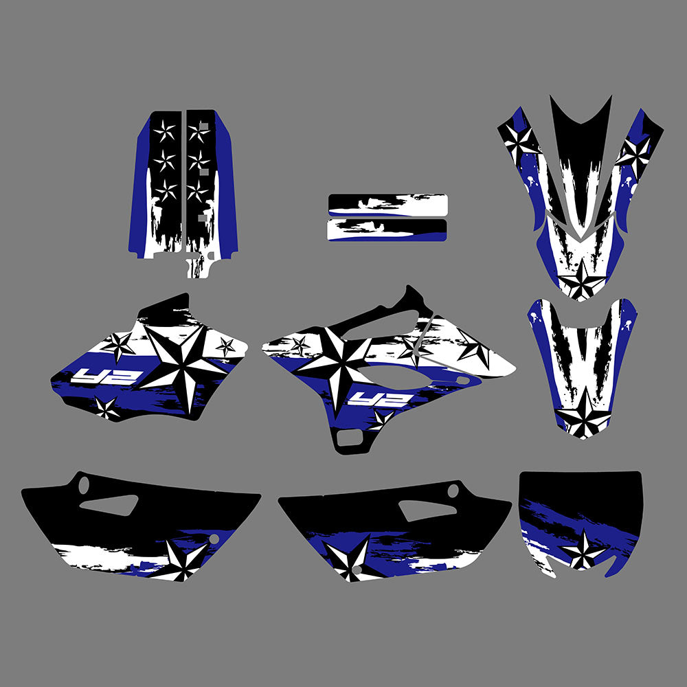 Motorrad Volle Grafik Aufkleber Kotflügel Aufkleber Für Yamaha YZ85 2015-2020
