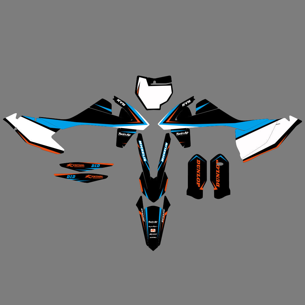 Team-Grafikaufkleber für KTM SX SXF 125-450 2016-2018