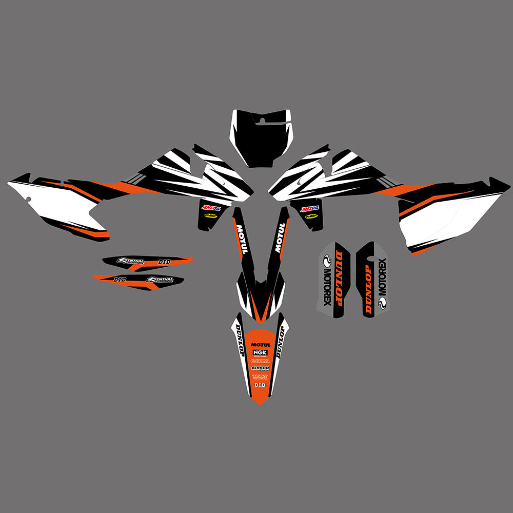 Team-Grafikaufkleber für KTM SX SXF 125-450 2016-2018