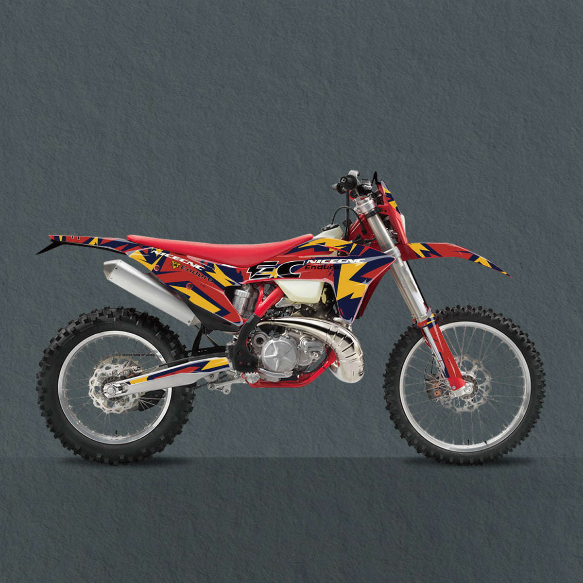 Motorrad-Team-Aufkleber mit voller Grafik, Hintergrundaufkleber, Kits für GAS GAS EC Enduro 2021–2023