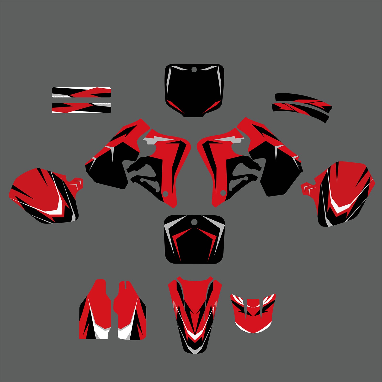 Vollständige Grafik-Aufkleber-Set für HONDA CR125 1995-1997 CR250 1995-1996