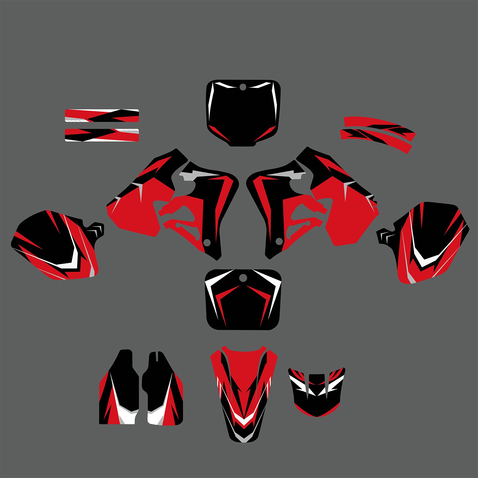 Vollständige Grafik-Aufkleber-Set für HONDA CR125 1995-1997 CR250 1995-1996