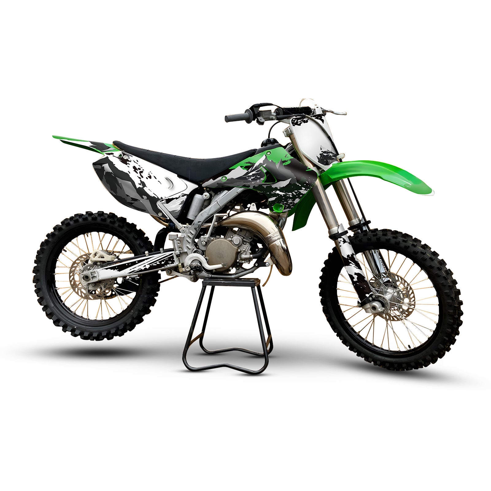 Motorrad Volle Grafiken Aufkleber Aufkleber Set Für KAWASAKI KX125 / KX250 2003-2012