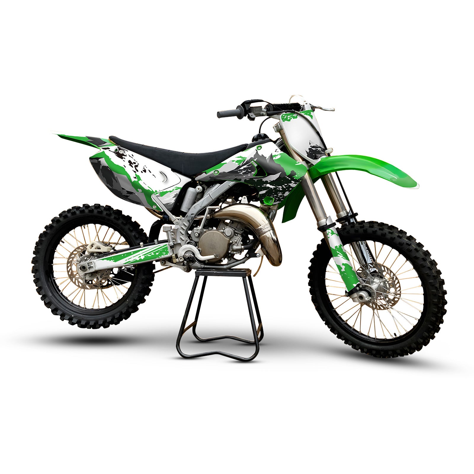 Motorrad Volle Grafiken Aufkleber Aufkleber Set Für KAWASAKI KX125 / KX250 2003-2012