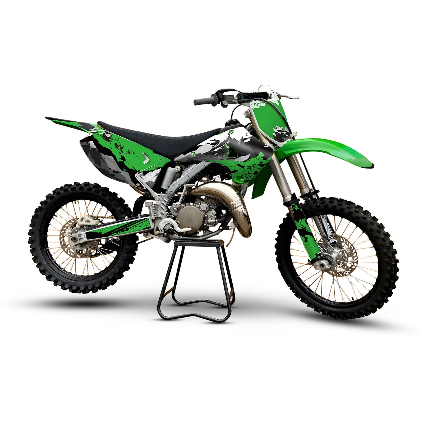 Motorrad Volle Grafiken Aufkleber Aufkleber Set Für KAWASAKI KX125 / KX250 2003-2012