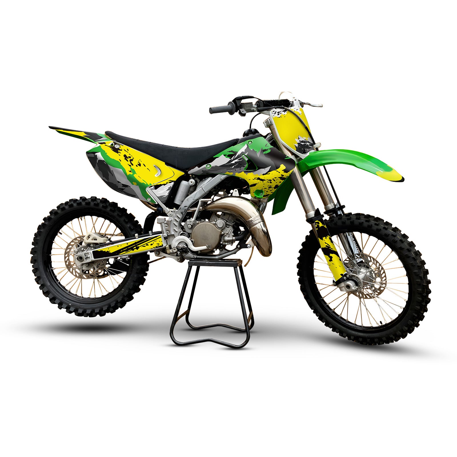 Komplettes Grafik-Aufkleber-Set für KAWASAKI KX125 KX250 2003–2012