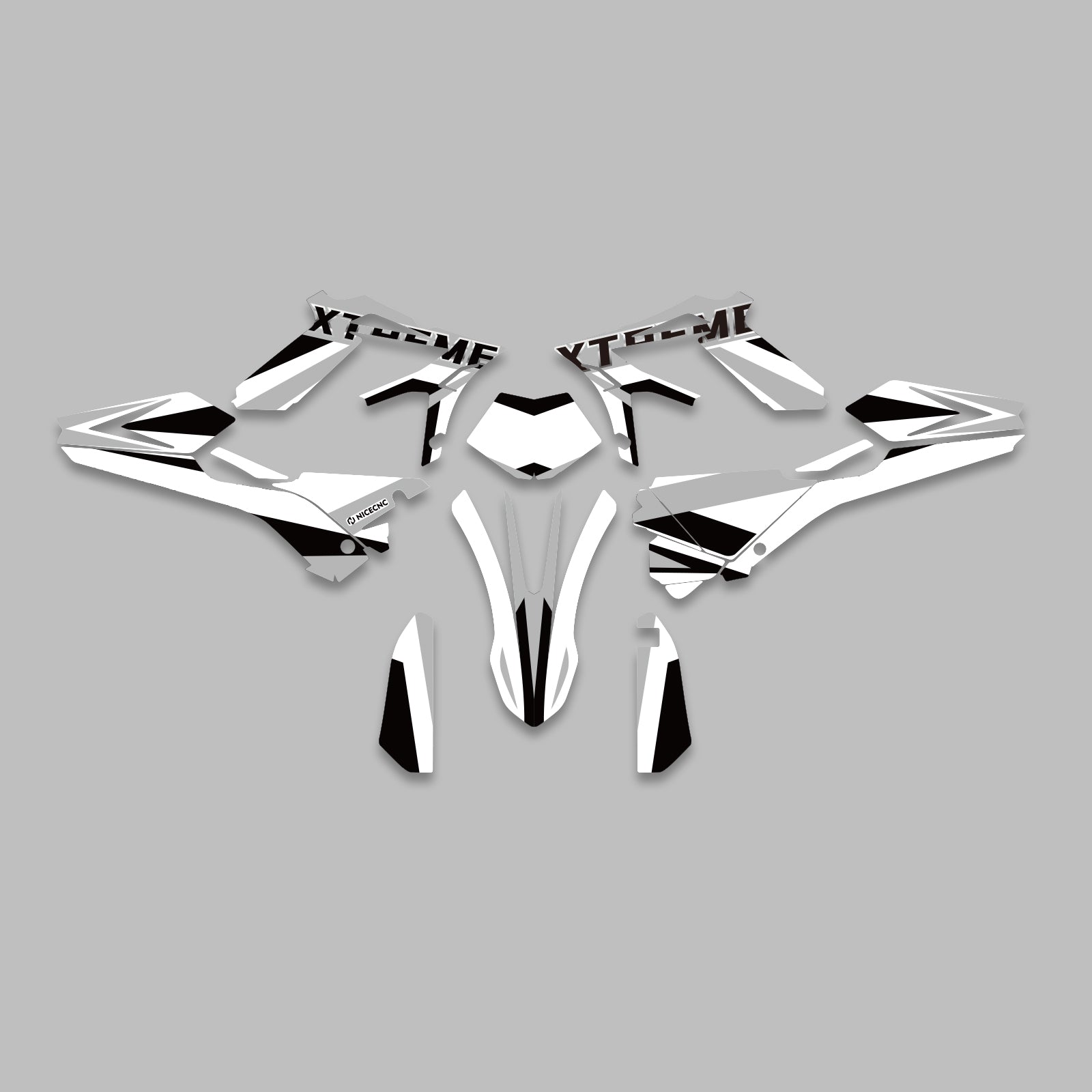 Komplettes Grafik-Aufkleber-Set für BETA RR 250/300 2ST 350/400/450 4ST 2018–2019