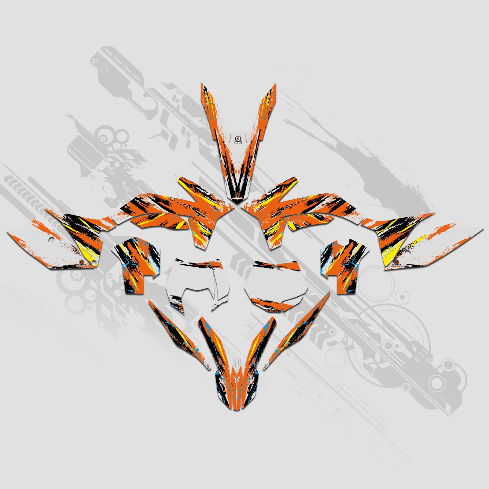 Motorrad Volle Grafiken Decals Aufkleber Set Für KTM SX 2011-2012 XCW 2013