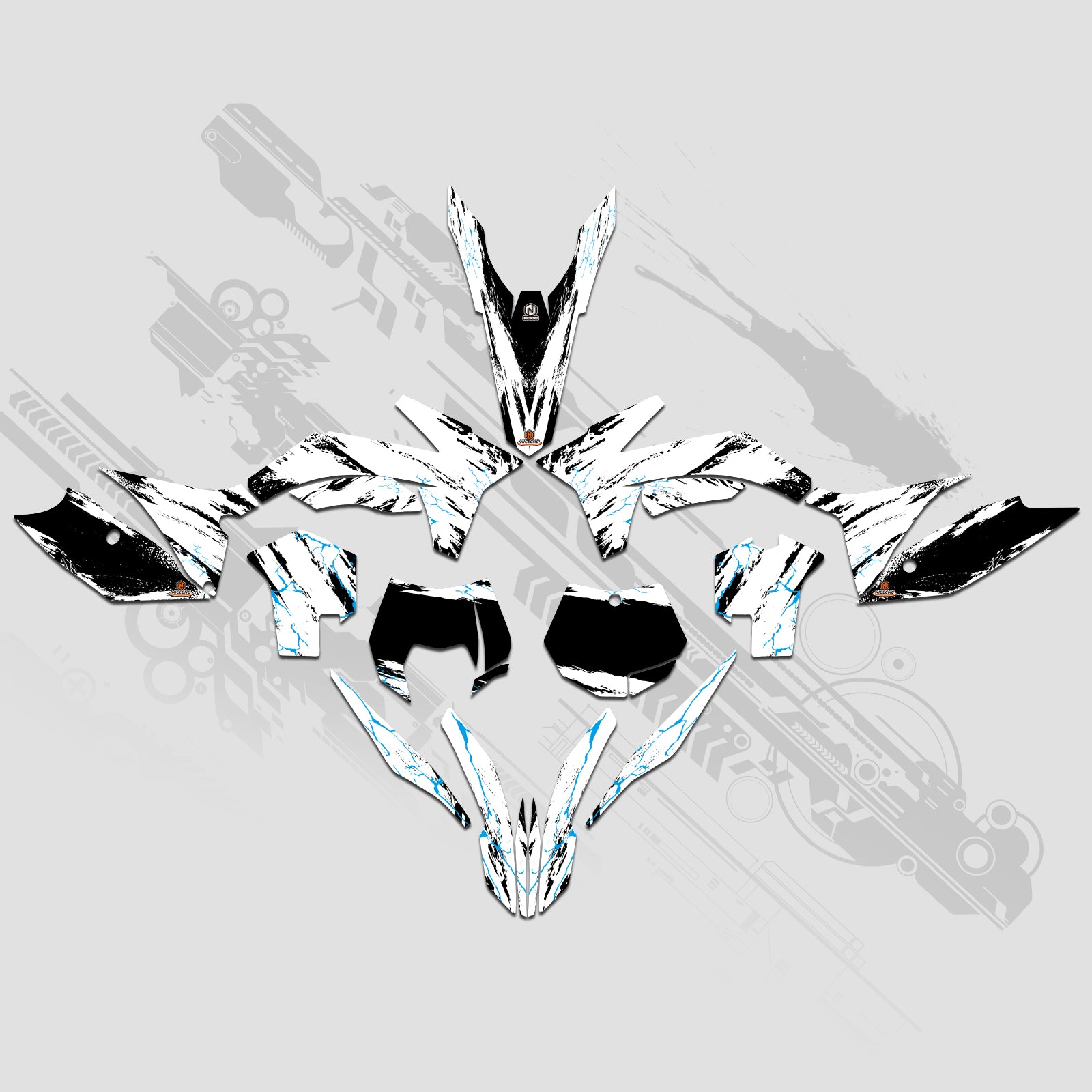 Motorrad Volle Grafiken Decals Aufkleber Set Für KTM SX 2011-2012 XCW 2013
