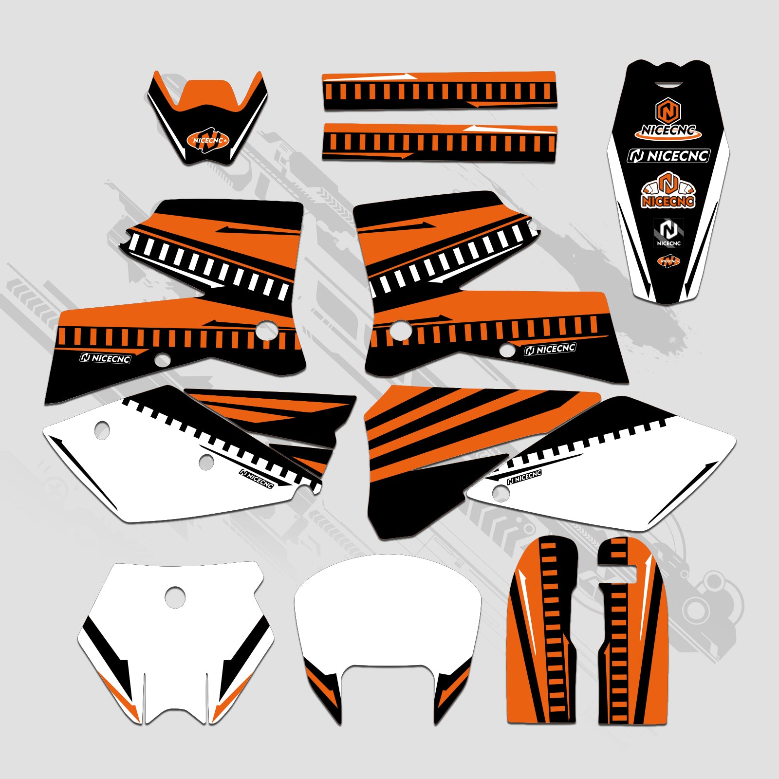 Motorrad Volle Grafik Aufkleber Aufkleber Set Für KTM SX 2005-2006