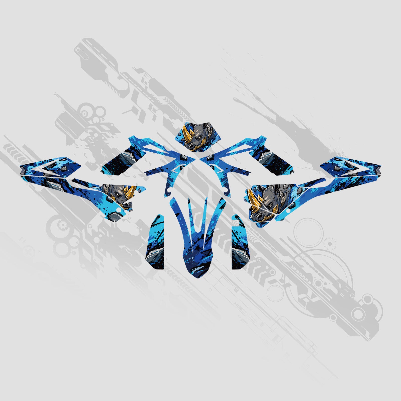 Motorrad Full Graphics Dekor Aufkleber Set für BETA RR 250/300 2ST 350/400/450 4ST 2018-2019