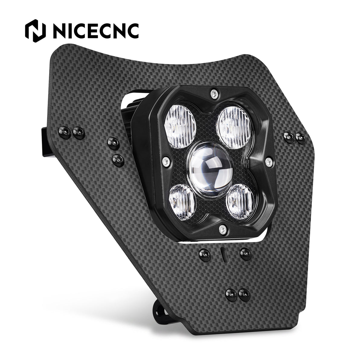 Sada LED rallyových světlometů Plug & Play pro KTM 150-500 EXC/EXC-F/XC-W/XCF-W /XW-F 2024-2027