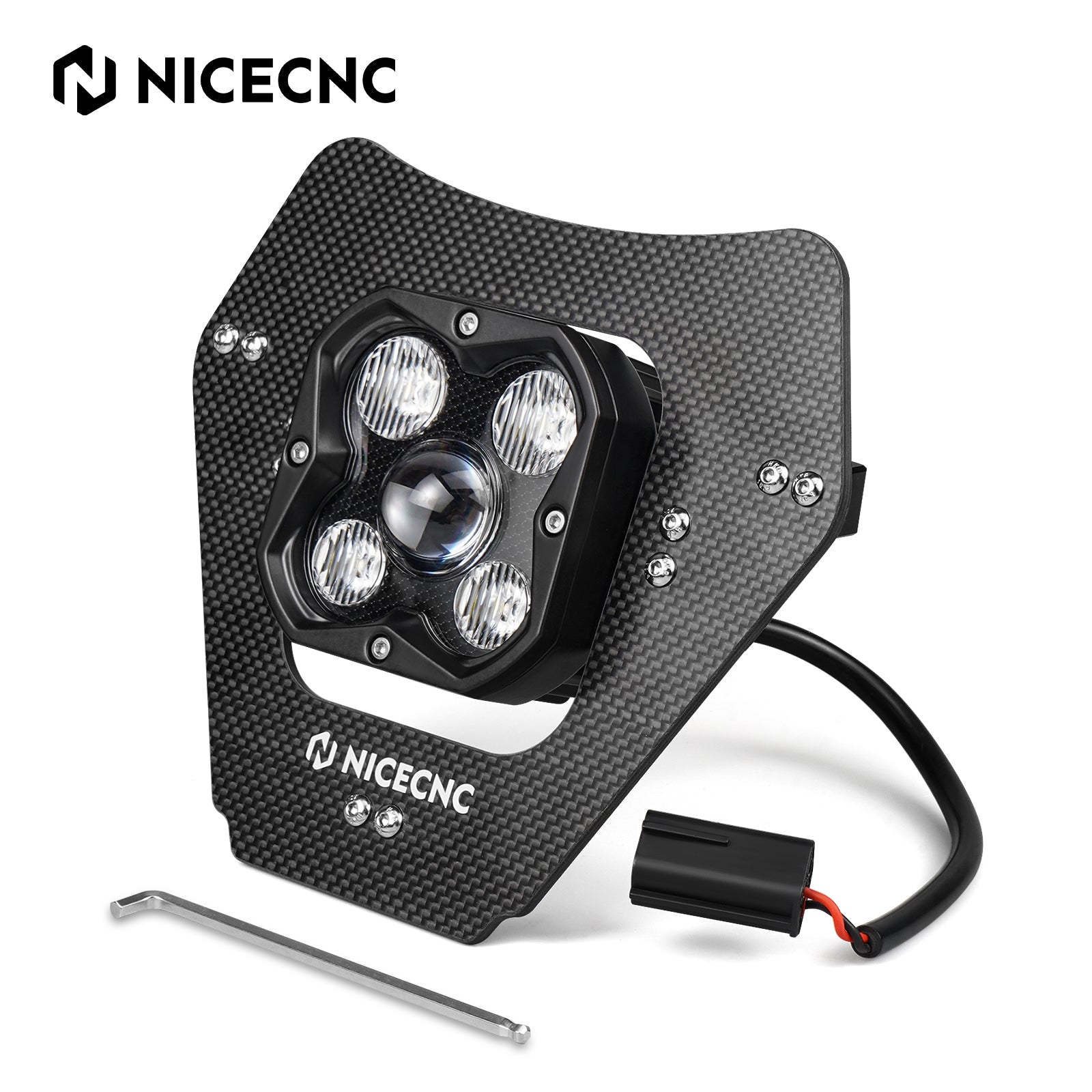LED Lampen Scheinwerfer Kit Plug & Play für KTM 350 500 EXC-F 2024-2025