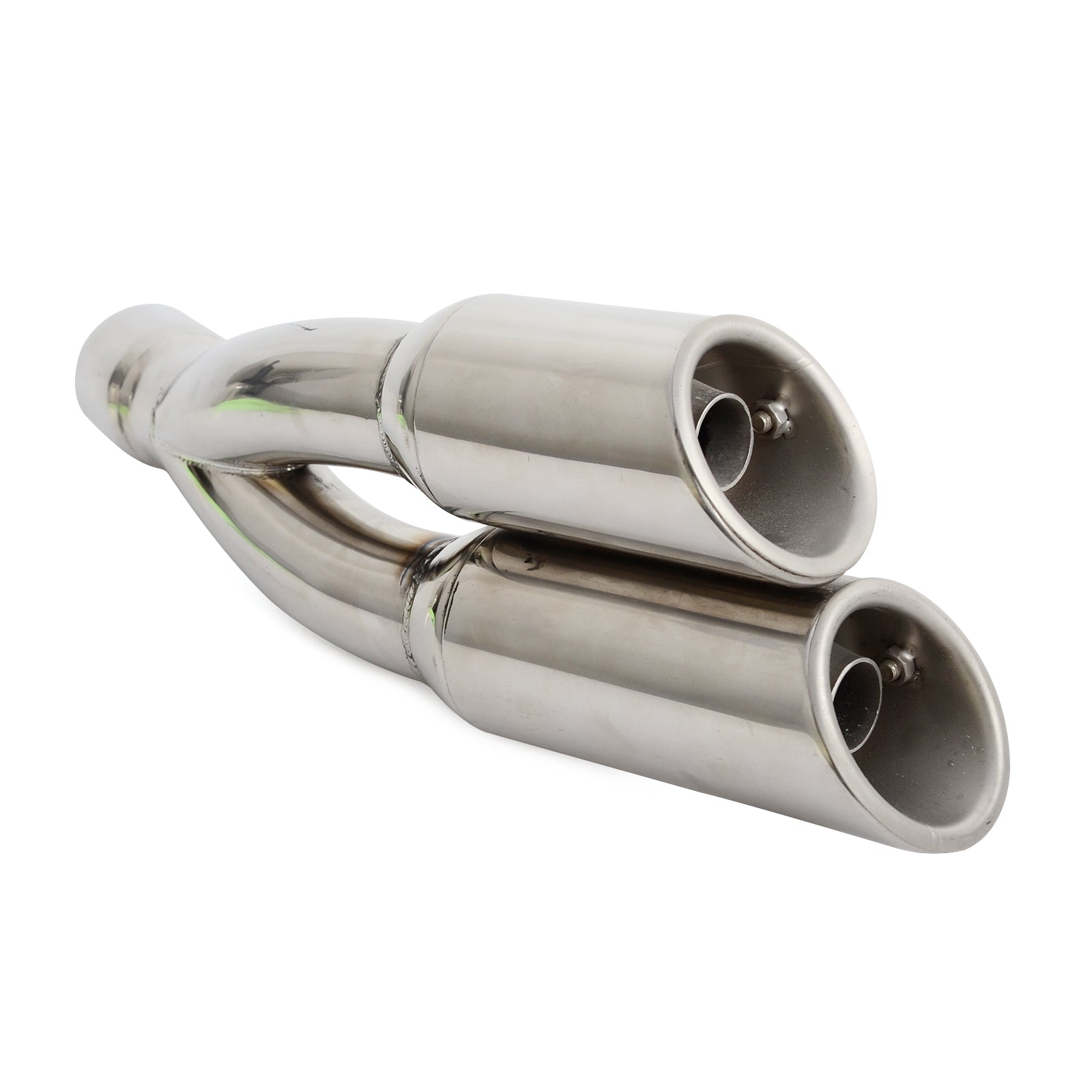 Dual Auspuff Schalldämpfer Vent Rohr Slip Auf 38-51mm Roller Motorrad Straße Bikes