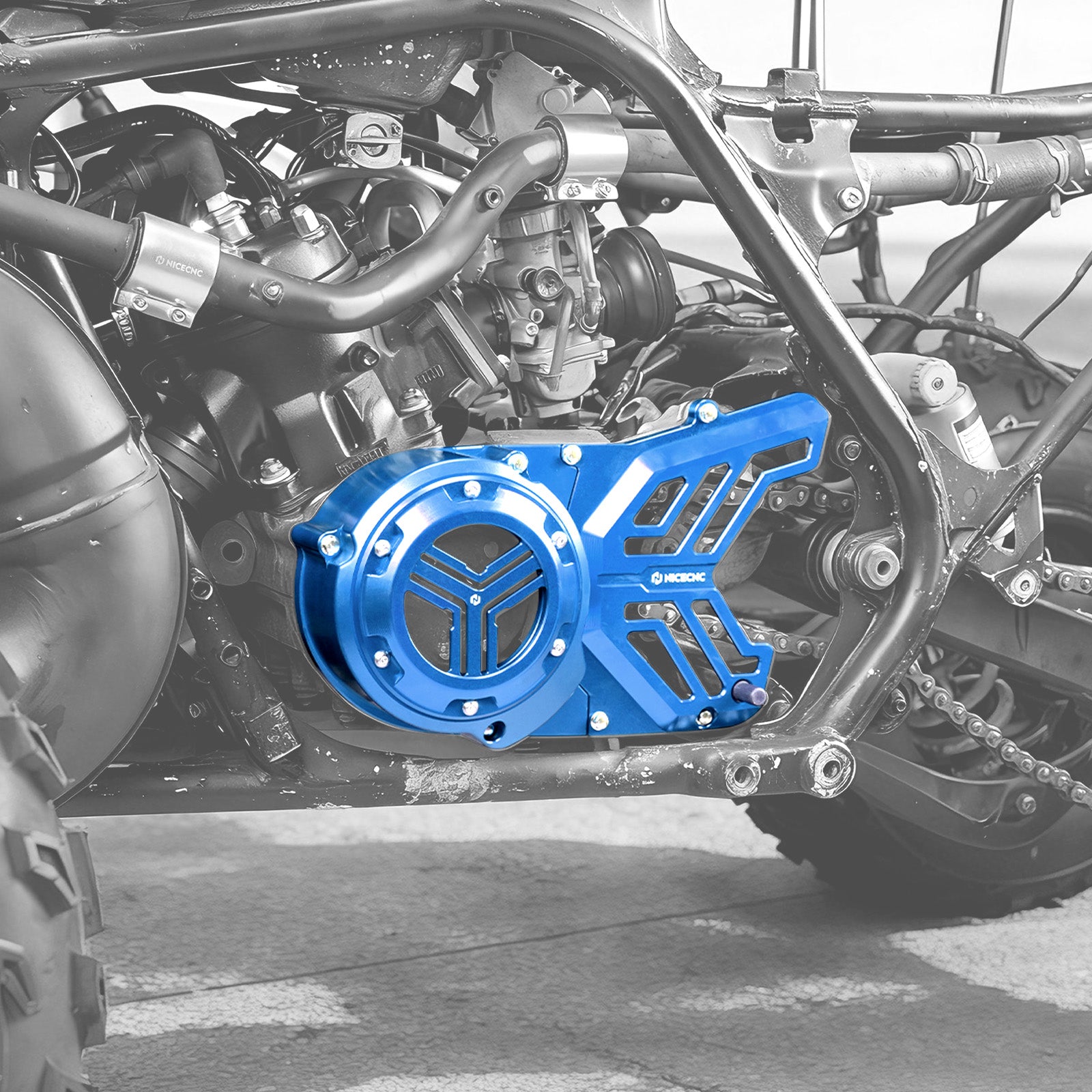 Stator- und Schwungradabdeckung mit Schnellzugriff für Yamaha Banshee 350