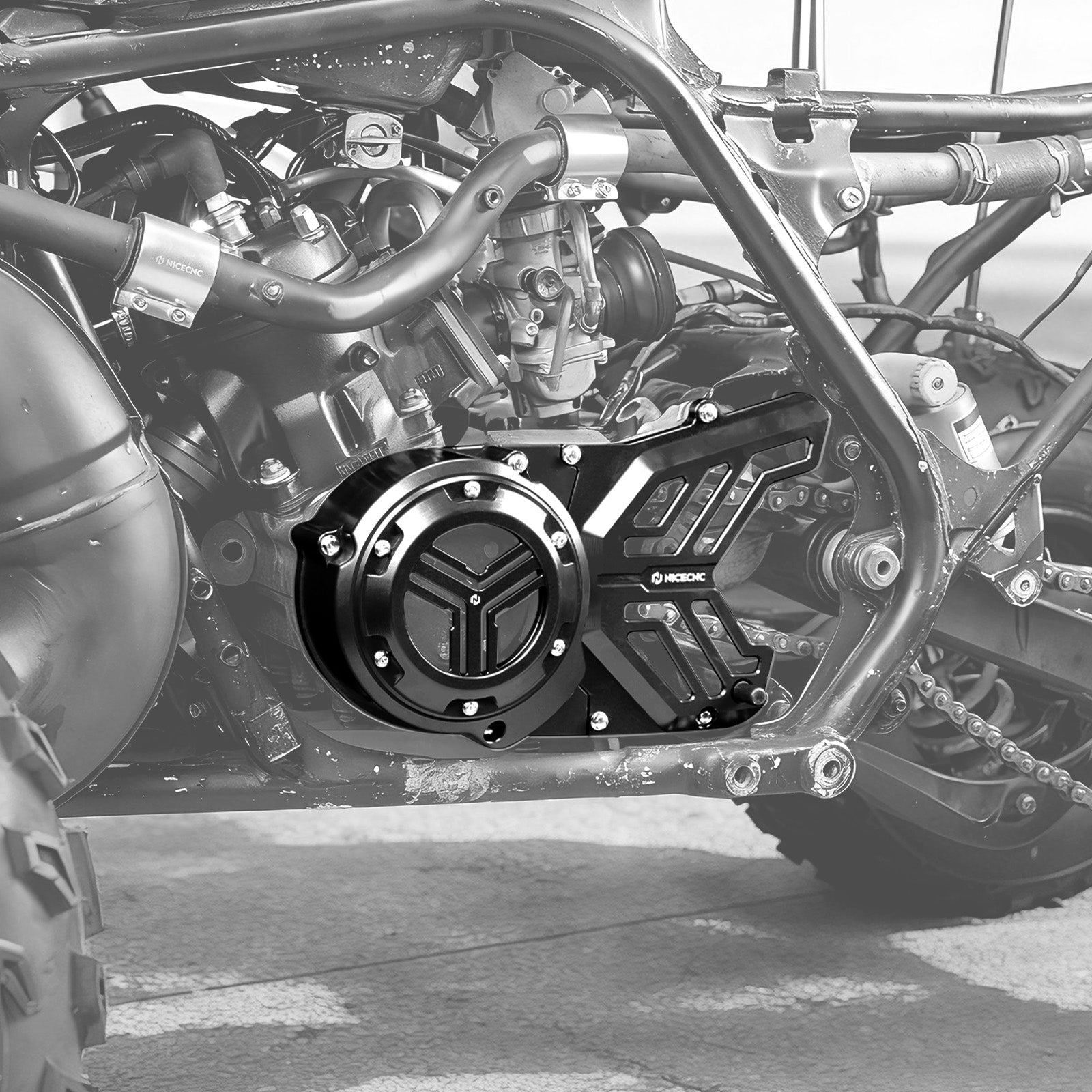 Stator- und Schwungradabdeckung mit Schnellzugriff für Yamaha Banshee 350