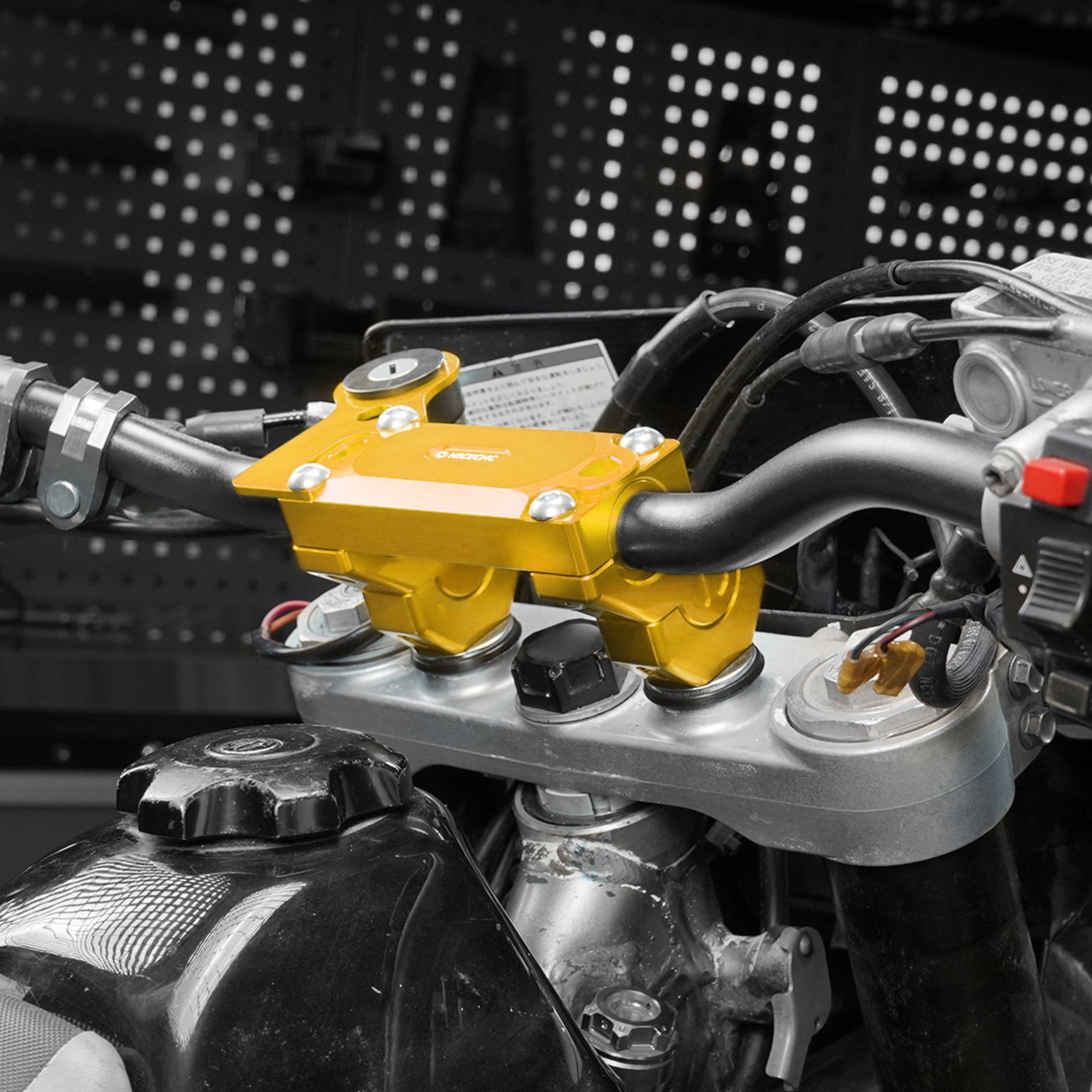 Versetzter Lenker-Riser-Montage-Klemmensatz für Suzuki DRZ400SM 2005-2024