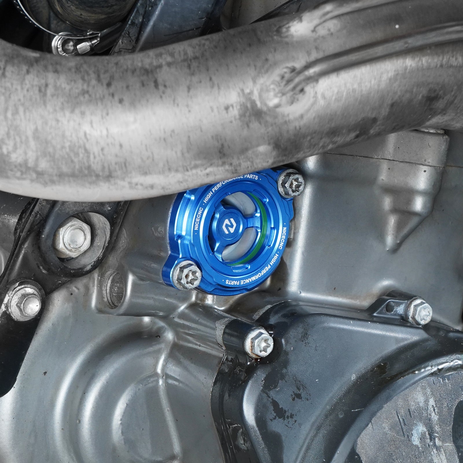 Transparente Ölfilter-Abdeckung für KTM 690 Enduro SMC R