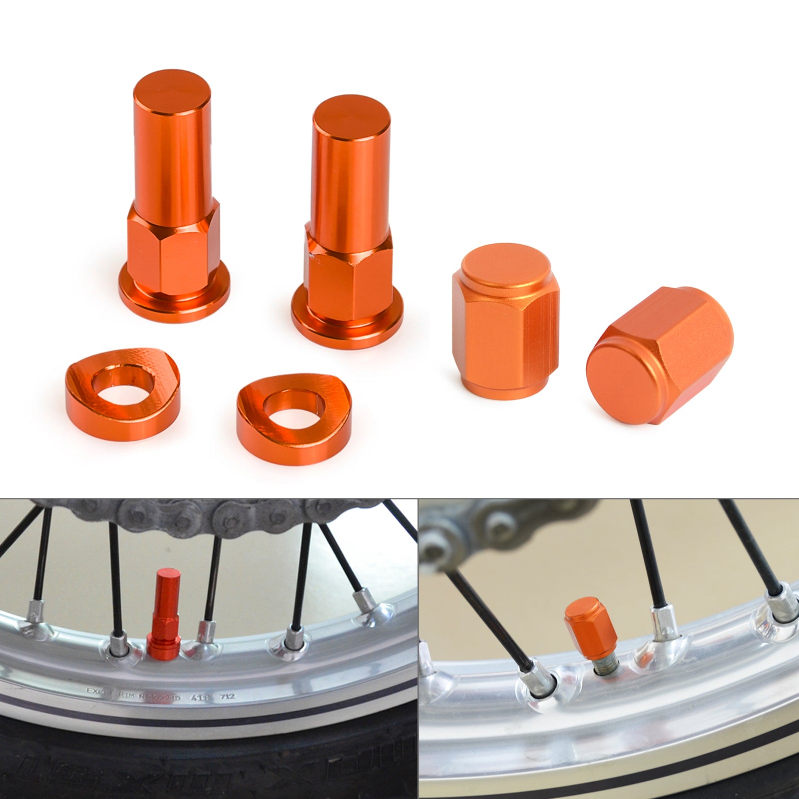 Capuchon de valve de pneu pour KTM Husqvarna GasGas Honda Kawasaki Suzuki Yamaha