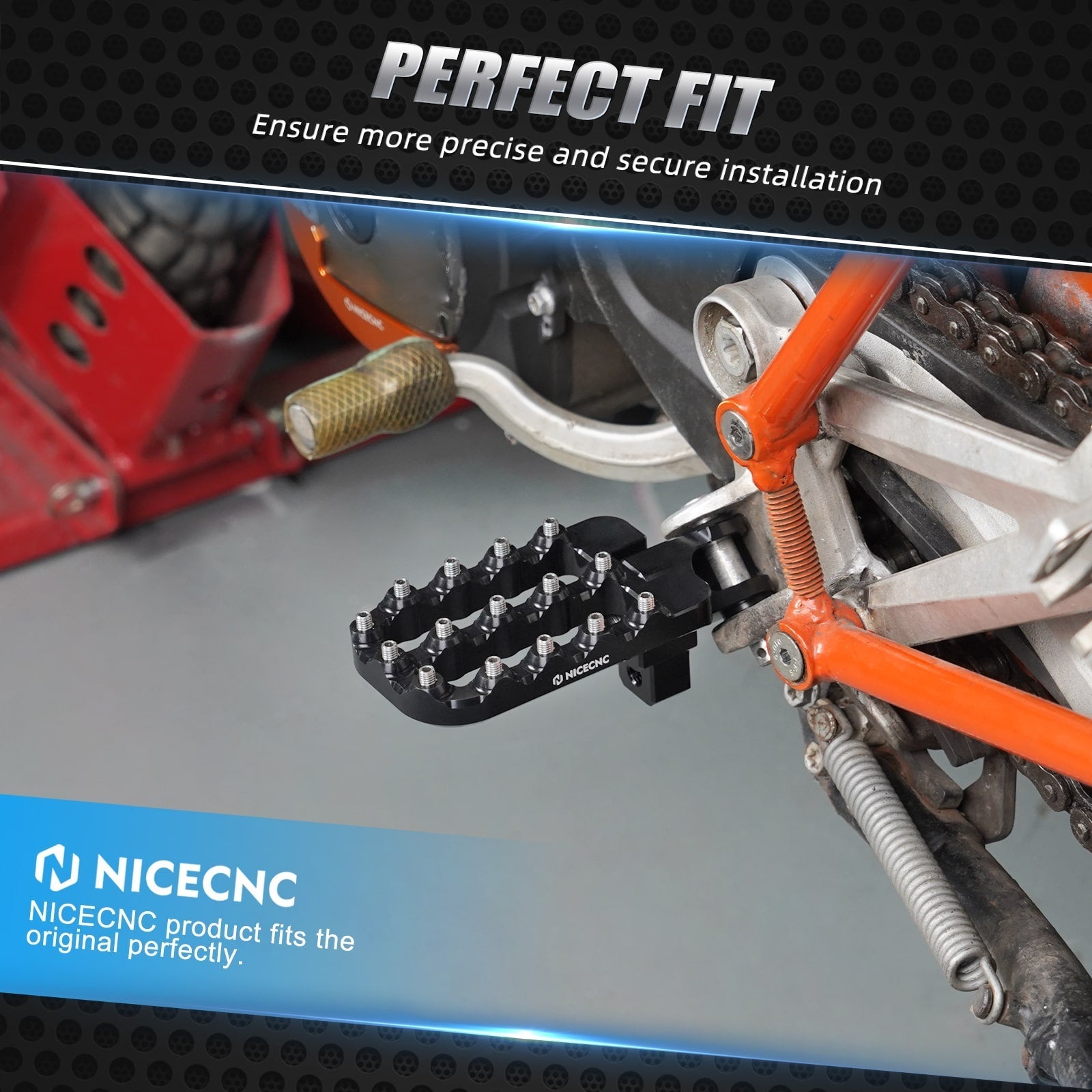 Verstellbare um 20 mm tiefere XL-Fußrasten Für KTM 690 Enduro SMC R 790 890 1290 ADV R