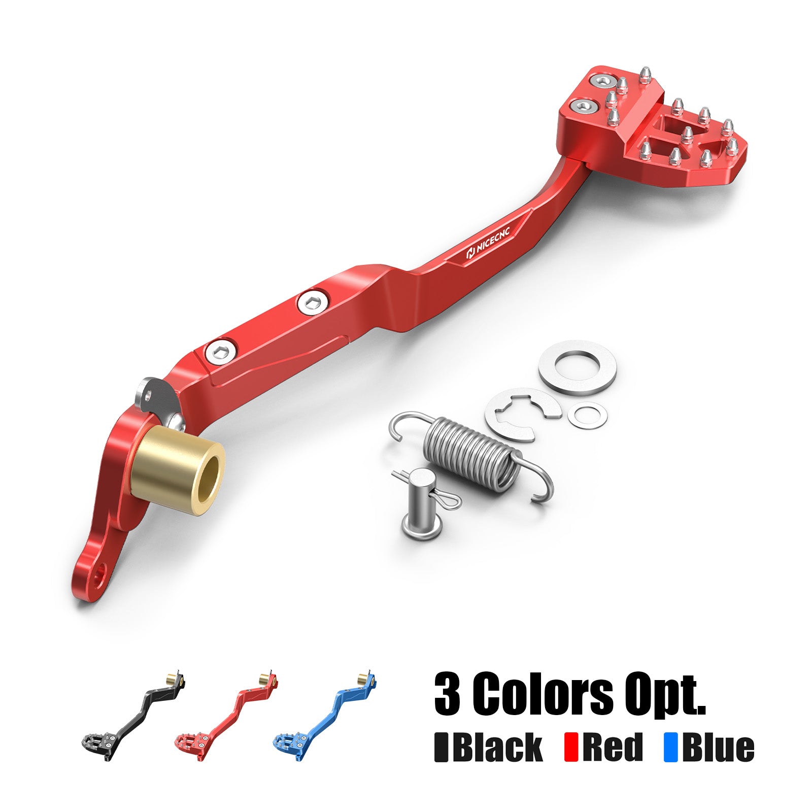 Palanca de freno de pie trasero ajustable para Yamaha Banshee 350