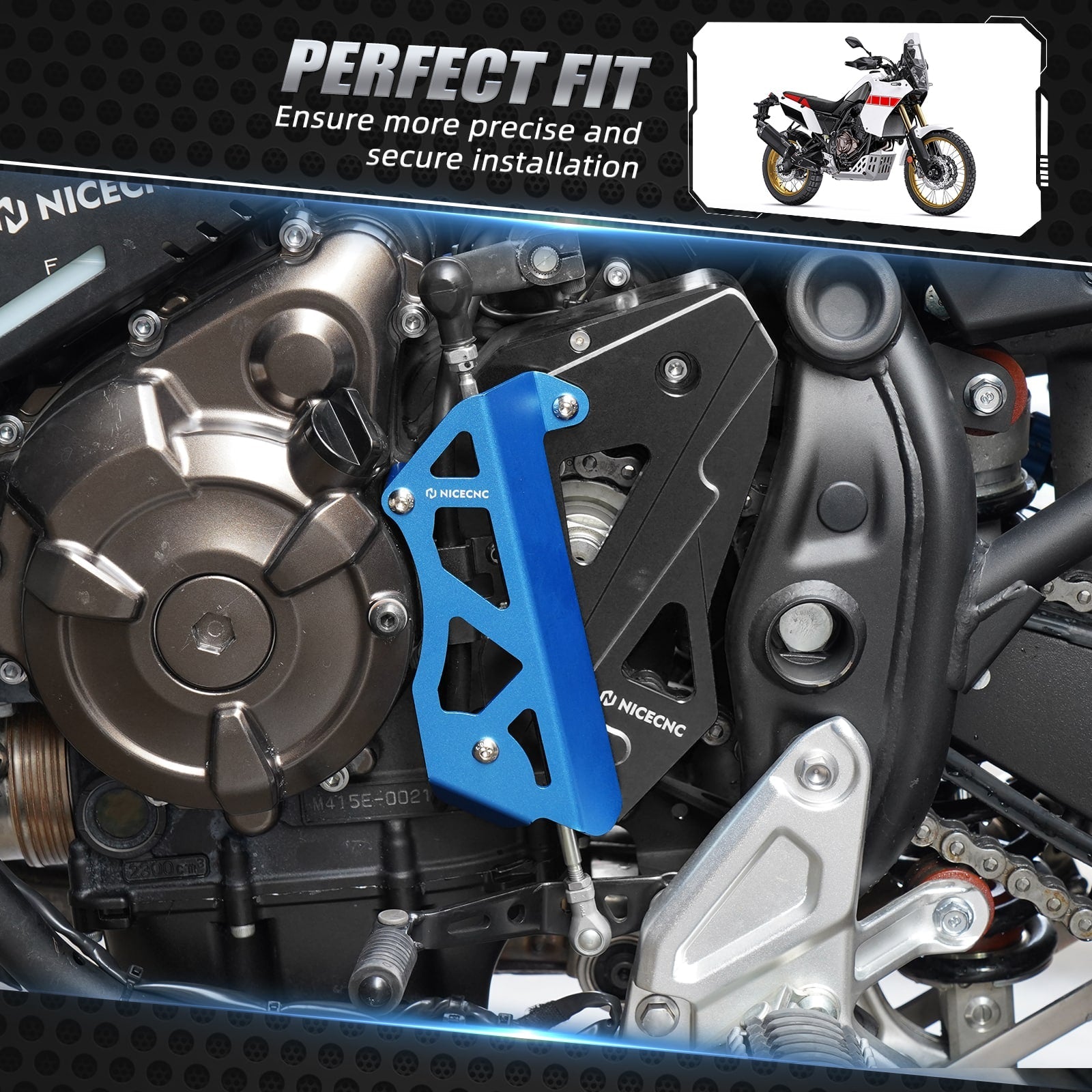 Getriebe Schaltgestänge Abdeckung Für Yamaha Tenere 700 /XTZ700 2019-2024