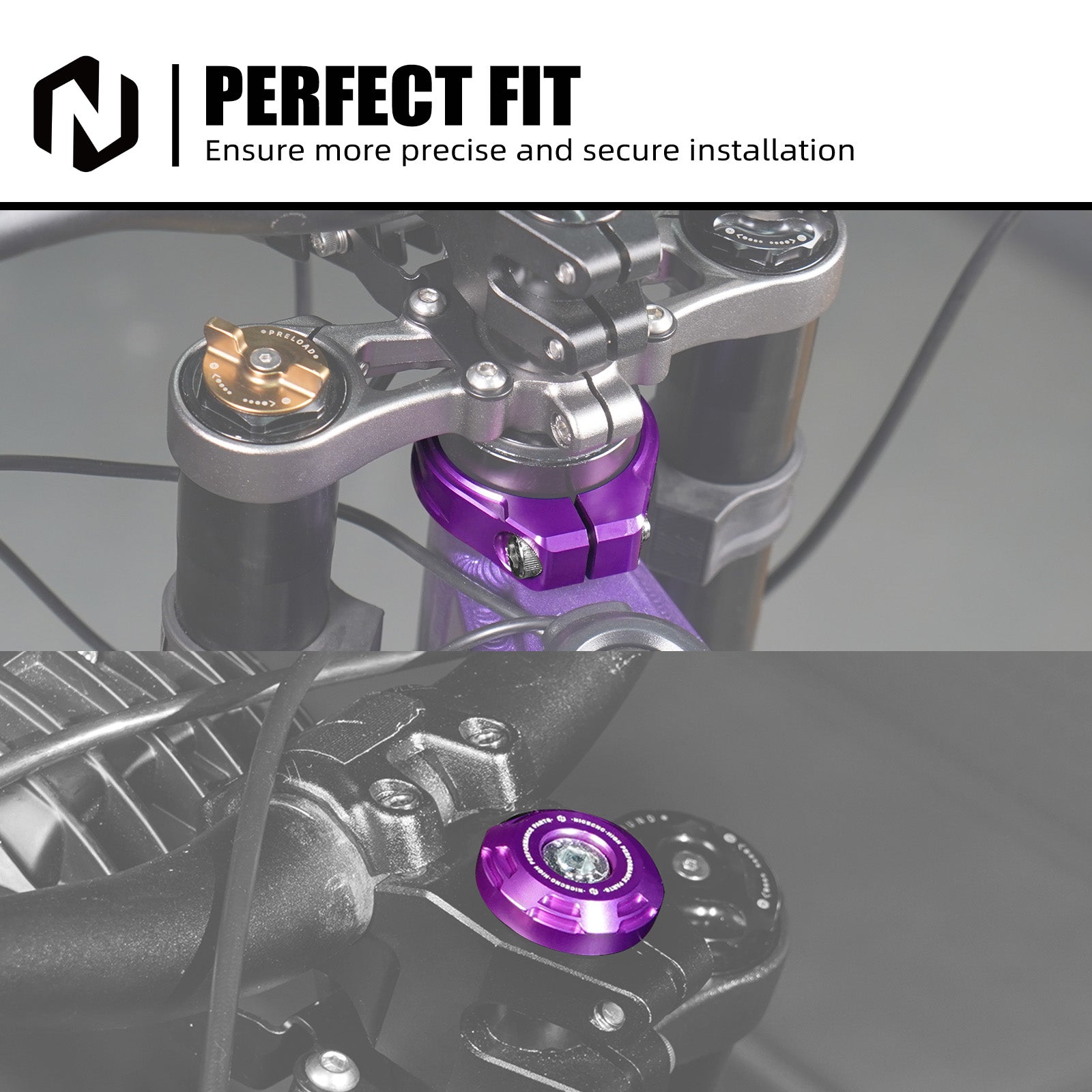 Vorderradgabel Suspension Core & Kopf Rohr Rahmen Klammer Für Surron Licht Bee Segway X160 X260
